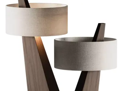 Wabi Sabi Style Table Lamp 3D model
