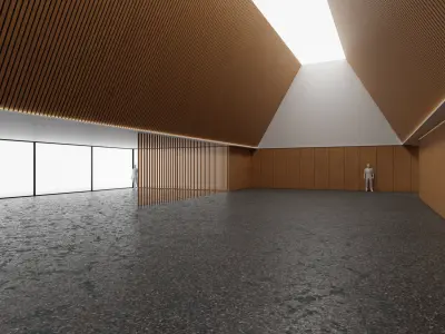Art Museum Gallery Interior 33 Low-poly 3D model
