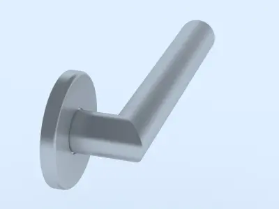 Door handle 3D model 4