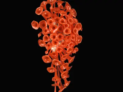 890051 Artglass Lightstar Sconce 3D model