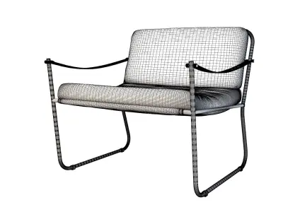 Vintage Danish Lounge Chair 3D model