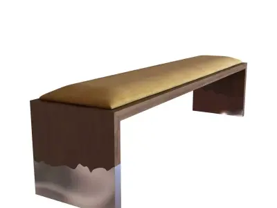 Hudson Furniture DIPPED BENCH 3D model