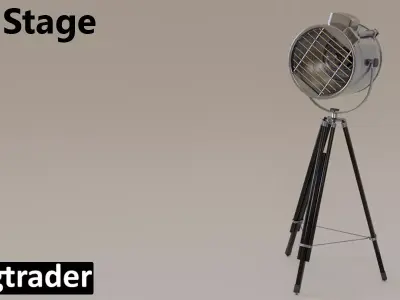Floor Stage Light 3D model
