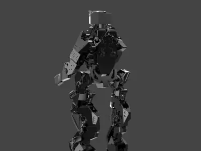robotic mech  jupiter scifi  3D model