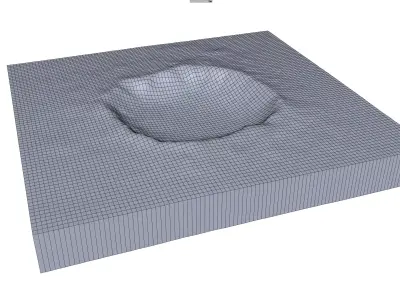 Meteor Crater Natural Landmark Arizona USA 3D model