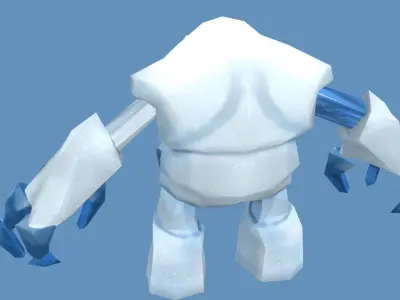 Marshmallow - Frozen Free low-poly 3D model