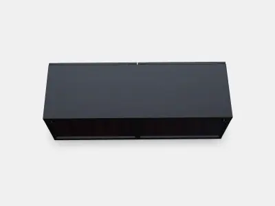 BESTA Shelf unit with glass doors 4 3D model