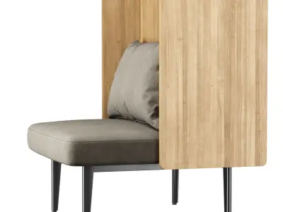 Versus restaurant chair  Low-poly 3D model