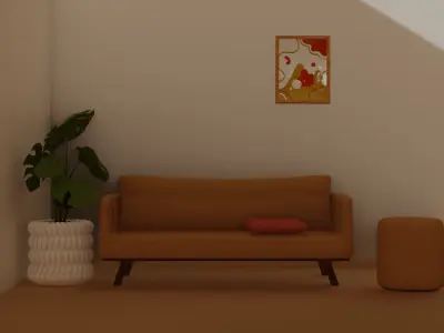Room Assets 01 3D model
