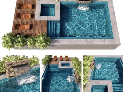 SWIMMING POOL NO64 A 3D model