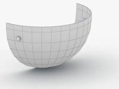 1475 - Bra Lamp Low-poly 3D model
