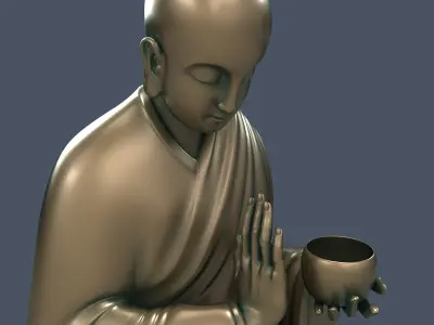 Buddha statue 3D model