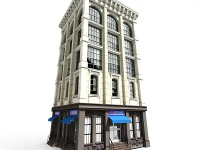 Nyc Building 11 Low-poly 3D model