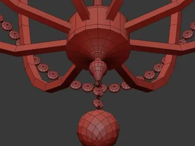 Crystal Lights Chandelier 3D model