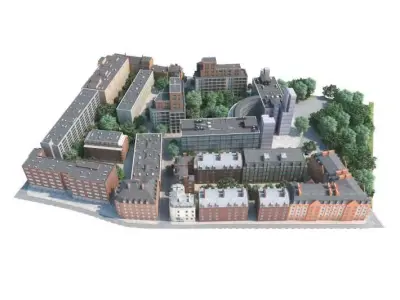 City Buildings 3D model