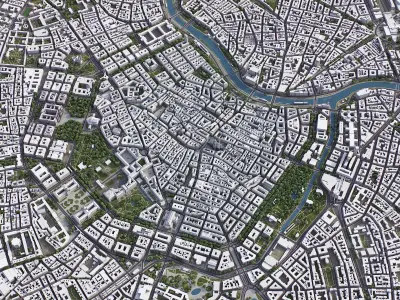 Vienna Low-poly 3D model