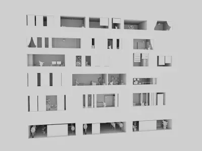 Low Poly Interior Pack Low-poly 3D model