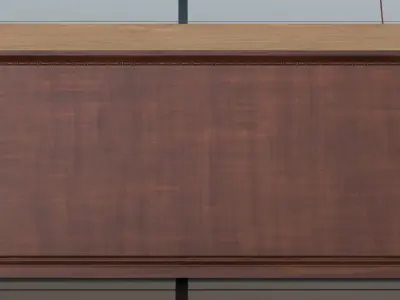 Dresser 2 PBR sideboard 3D model
