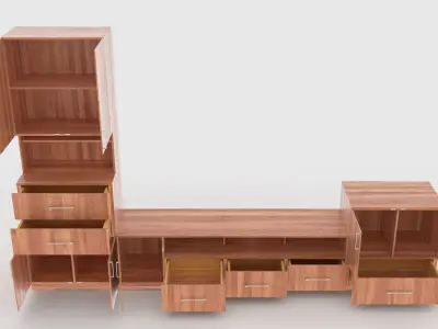 tv stand 71 3D model