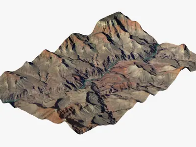 Grand Canyon 3D model