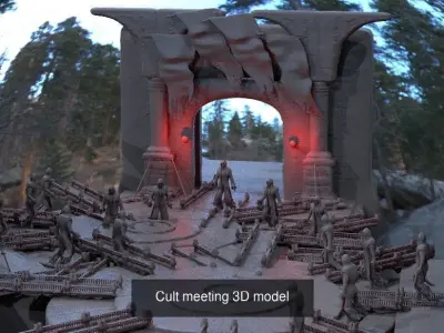 Evil Cults Collection 1 3D Model Pack