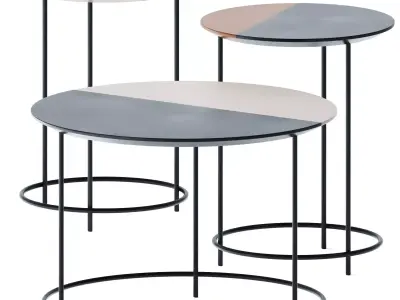 Coffee Tables Twist by Casamilano 3D model