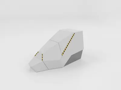 Enforcement trailer 3D model