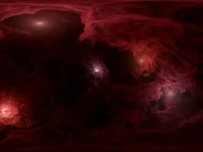 Bloodveil Nebulae 3 pack 8k 360 degrees 3D model
