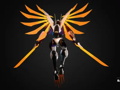 Saber Codename Storm Mobile Legends Bang bang Low-poly 3D model