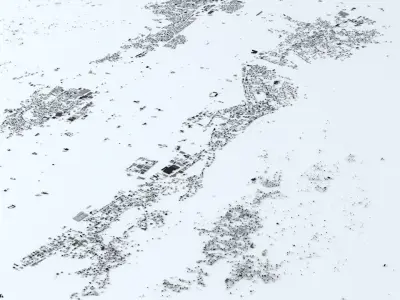 Liechtenstein Streets and Buildings 3D model