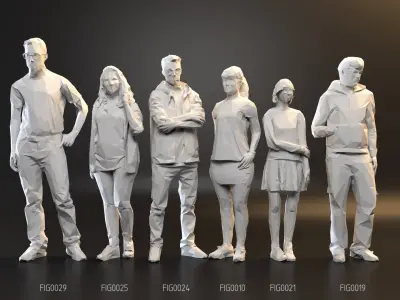  VectorPeople Sixpack 001 rigged 