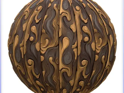 Stylized Wood Seamless Texture Texture 44