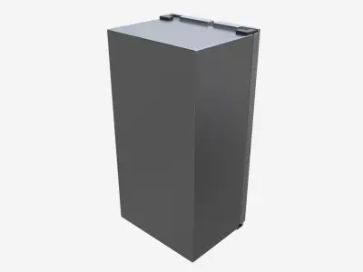 Side-by-Side Fridge Samsung RS68A8540B1 3D model