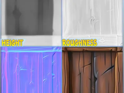 Stylized Wood Seamless Texture Texture