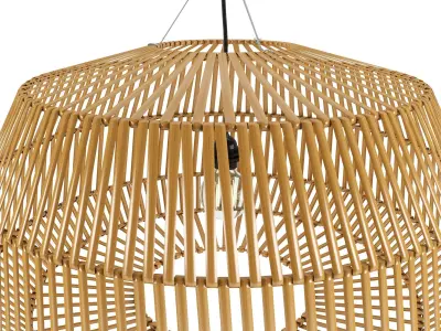 bamboo lamp 19 3D model