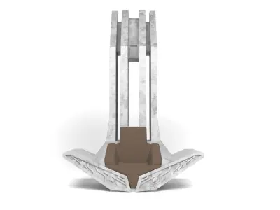 Bo-Katans Throne 1-12 scale 3D print model