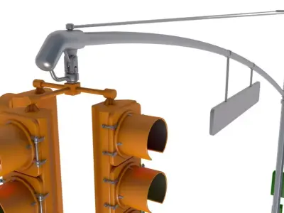 Traffic Lights 3D model