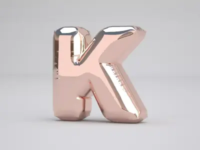 K Balloon Copper 3D model