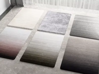 Modern carpet 3D model