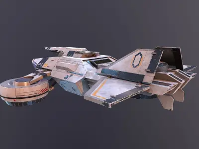M44 Hammerhead Mass Effect 3D model
