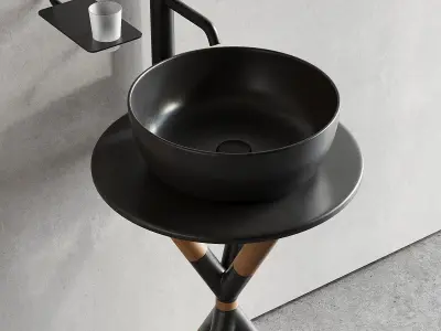 Scarabeo Ceramiche Cross Vanity Unit Set 1 Low-poly 3D model