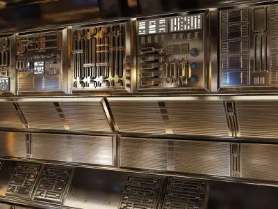 -Sci-fi Corridor Interior- 3D model
