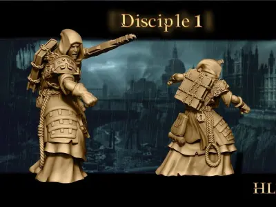 Heresylab Redeemers  both Scifi and Fanatasy Version Bundle 3D print model