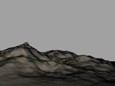 3d Terrain Mounds 3D model