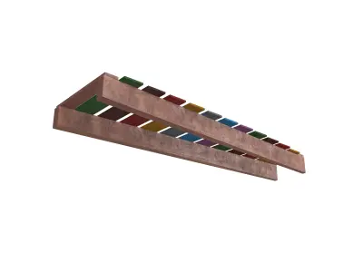 Glockenspiel V1 004 Low-poly 3D model