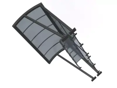 Bus Stop in Orlando 3D model