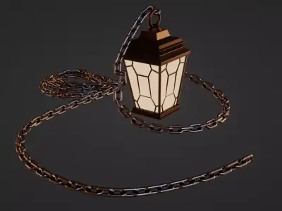 chain lights Free 3D model