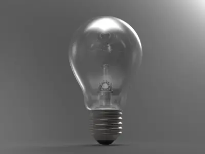Light Bulb 3D model 22