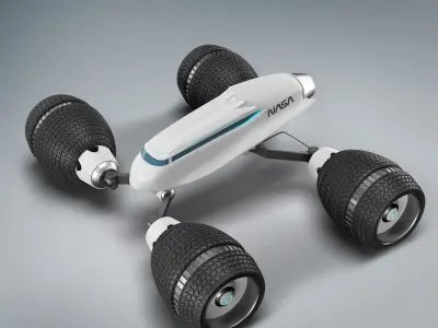 Lunar Sci-fi 3D model