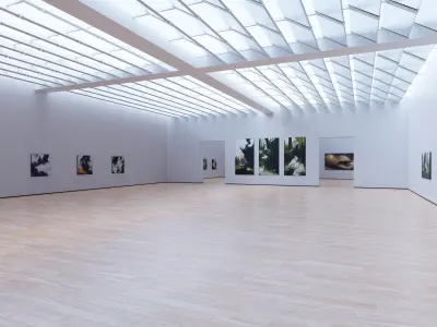 Art Museum Gallery Interior 32 Low-poly 3D model